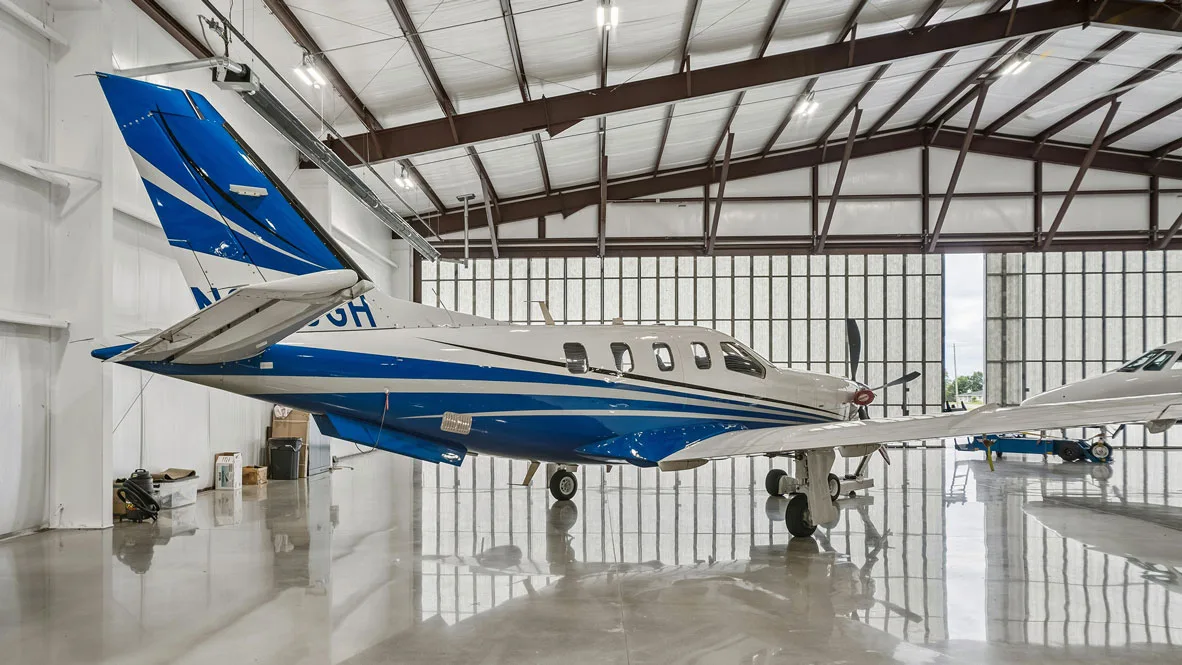 Exterior view of a 2011 Socata TBM 850.