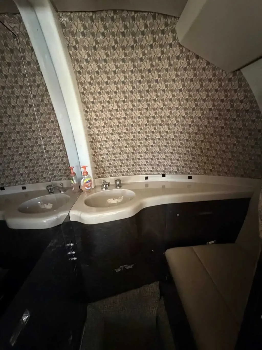 Cabin interior of a 1995 Cessna Citation VI.