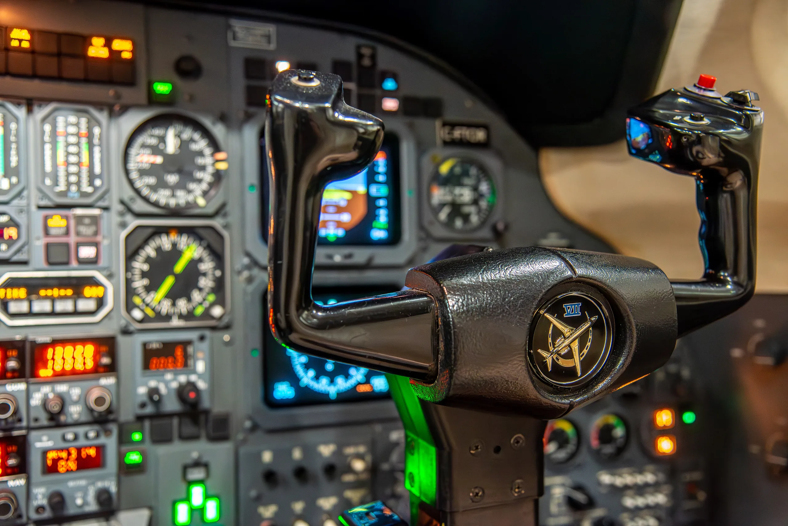 Avionics suite of a 1996 Cessna CITATION VII.