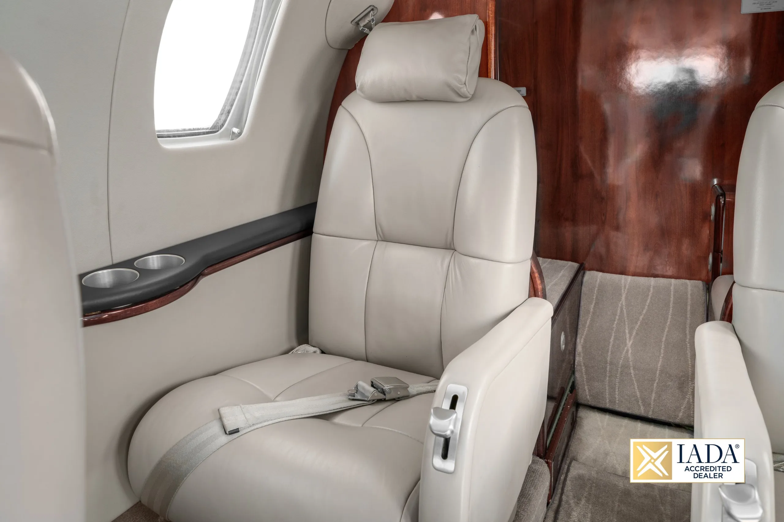 Cabin interior of a 2002 Cessna CITATION CJ2.