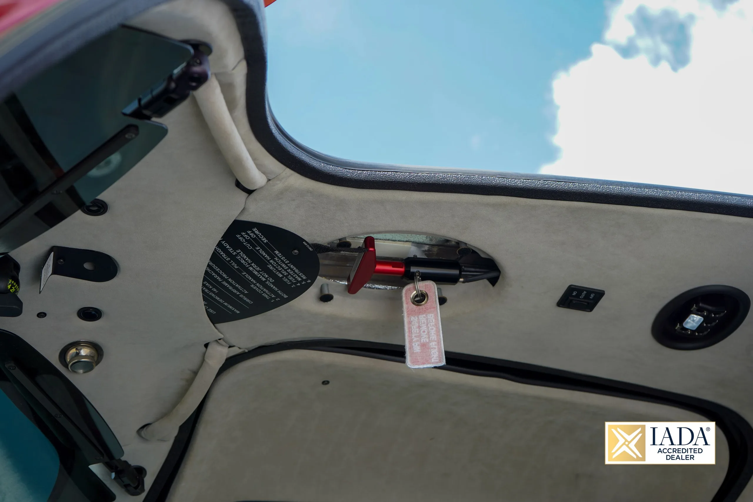 Cabin interior of a 2017 Cirrus SR22 G6 TURBO.
