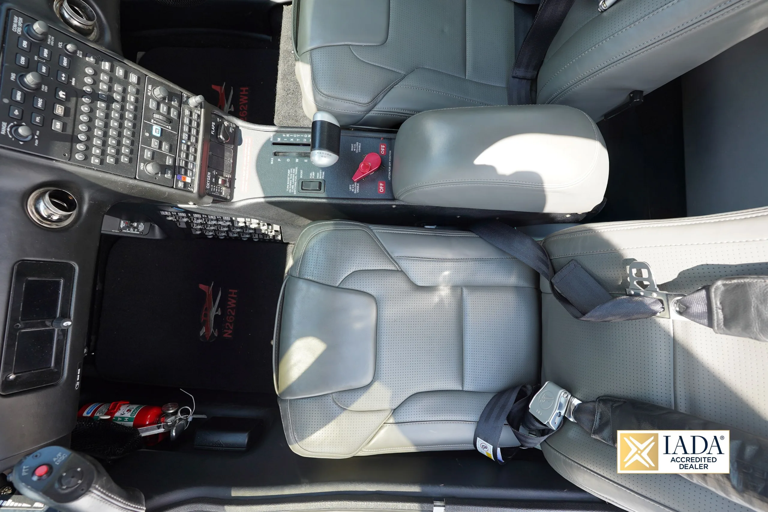 Cabin interior of a 2017 Cirrus SR22 G6 TURBO.
