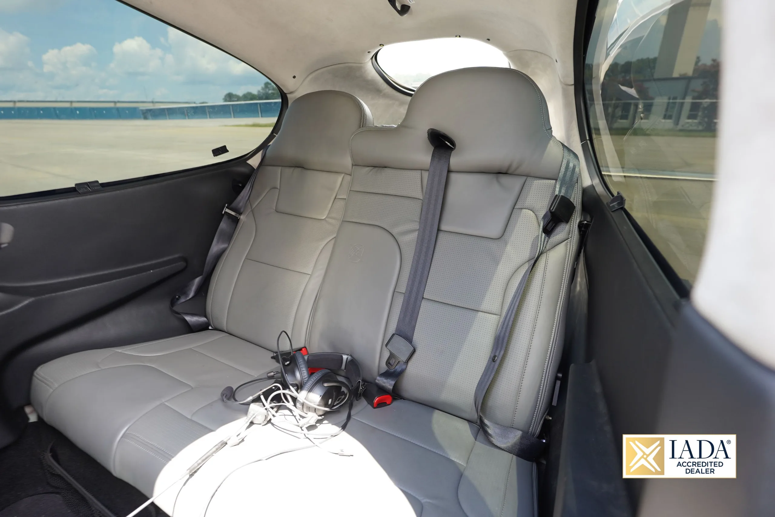 Cabin interior of a 2017 Cirrus SR22 G6 TURBO.