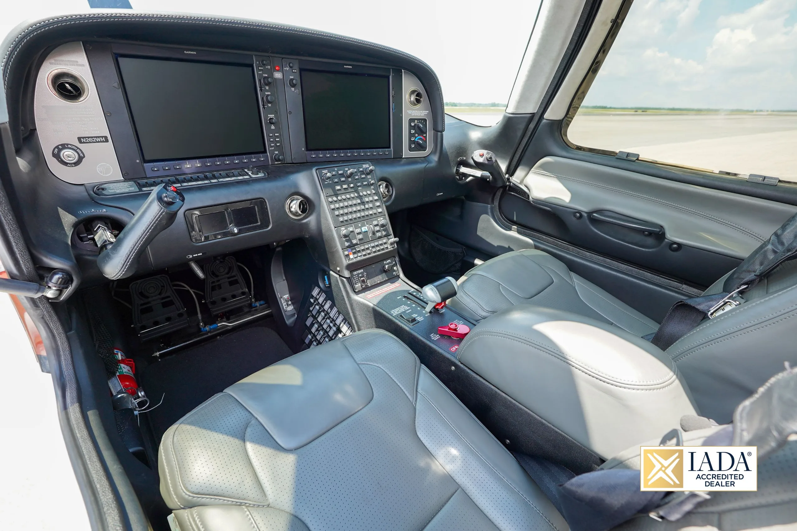 Cabin interior of a 2017 Cirrus SR22 G6 TURBO.