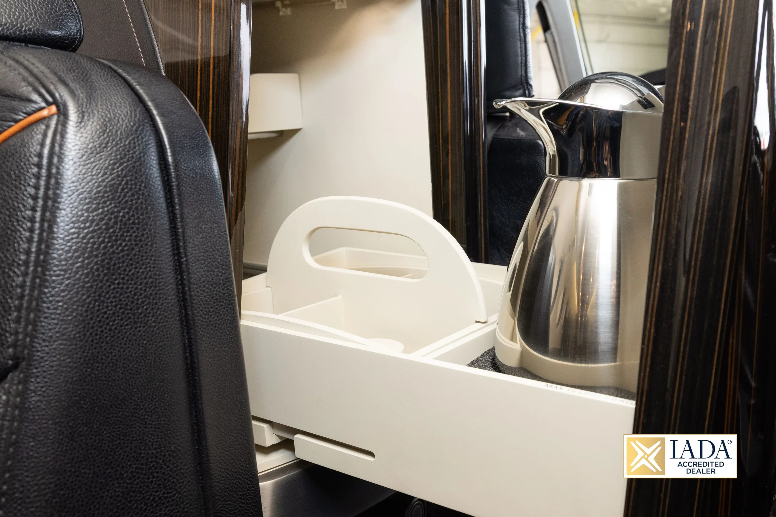 Cabin interior of a 2020 Beechcraft KING AIR 360.