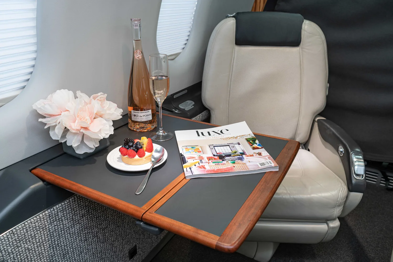 Cabin interior of a 2008 Pilatus PC12-47/E (NG).