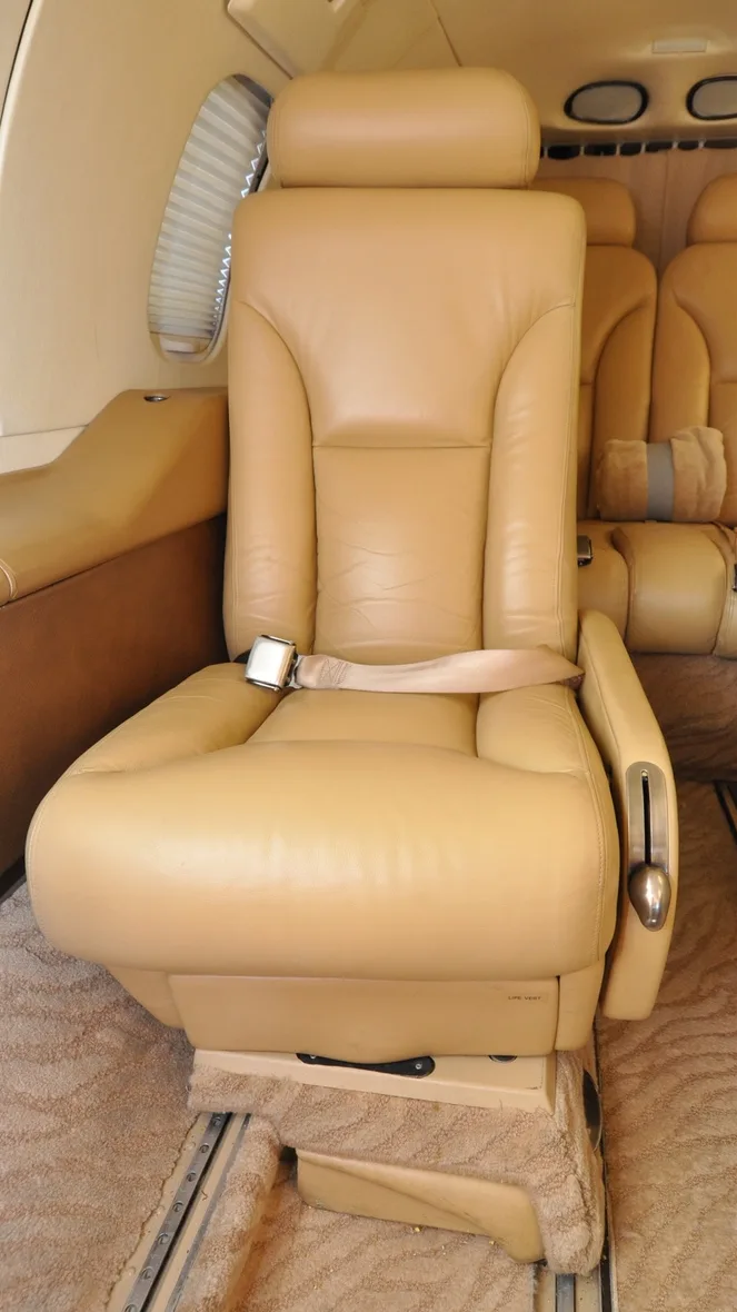 Cabin interior of a 2001.