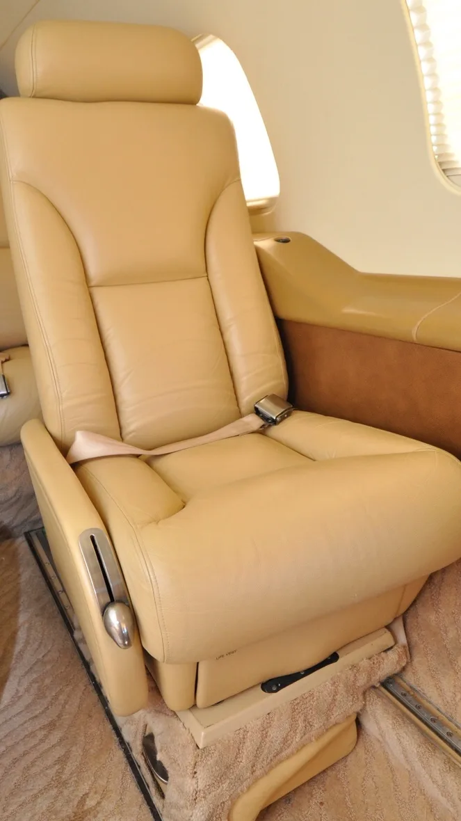 Cabin interior of a 2001.