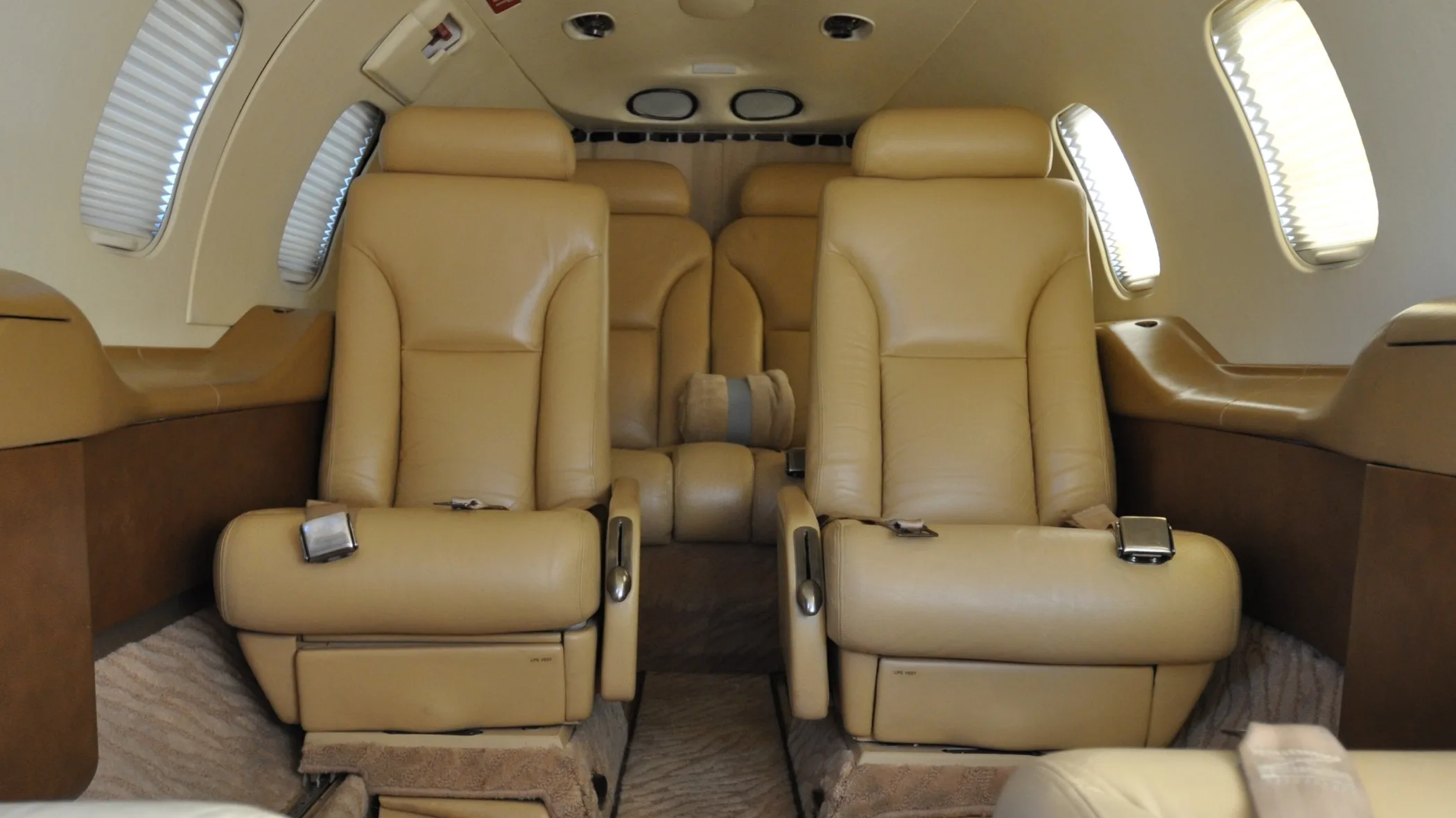Cabin interior of a 2001.