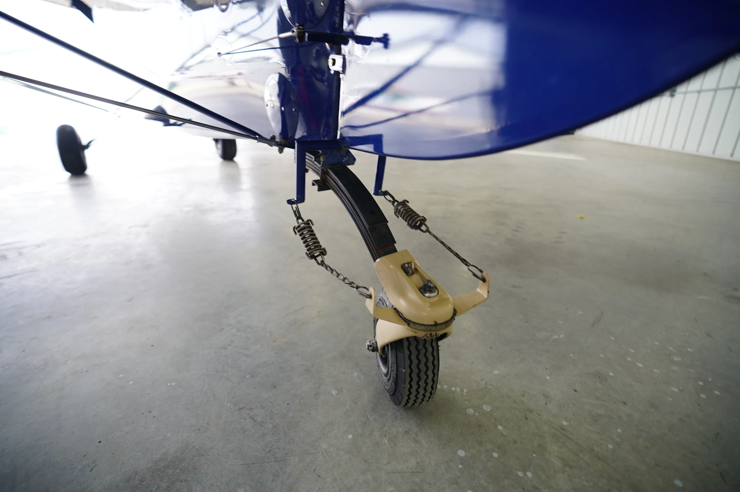 Engine detail of a 2007 Aviat Husky.