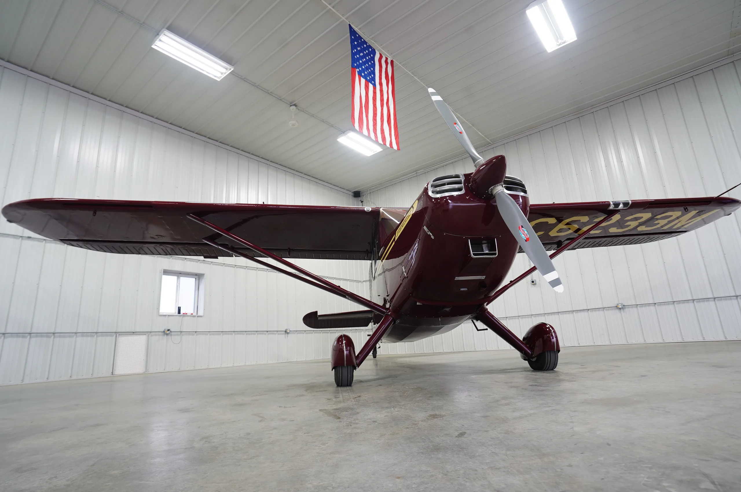 Exterior view of a Stinson 108-3.