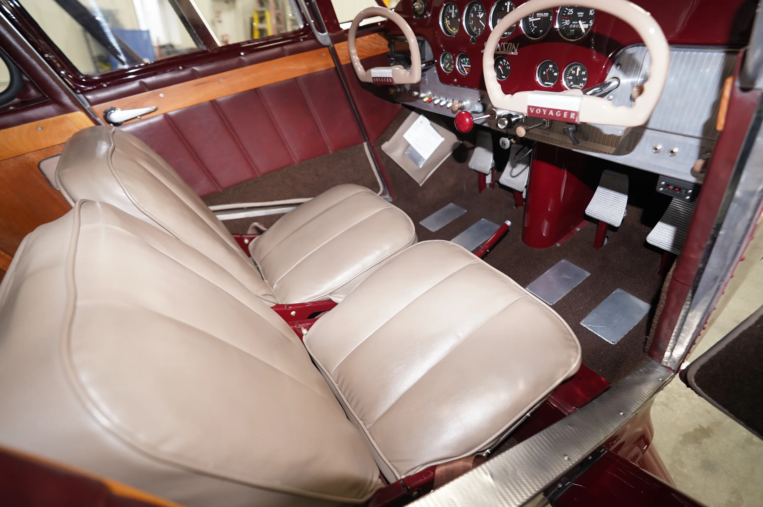 Cabin interior of a Stinson 108-3.