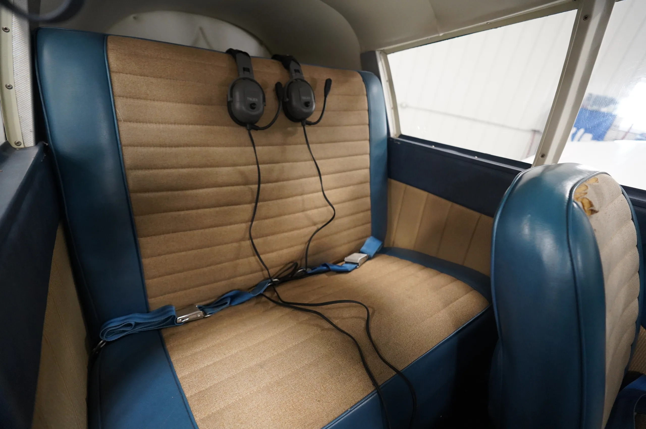Cabin interior of a 1966 Piper Cherokee 180.