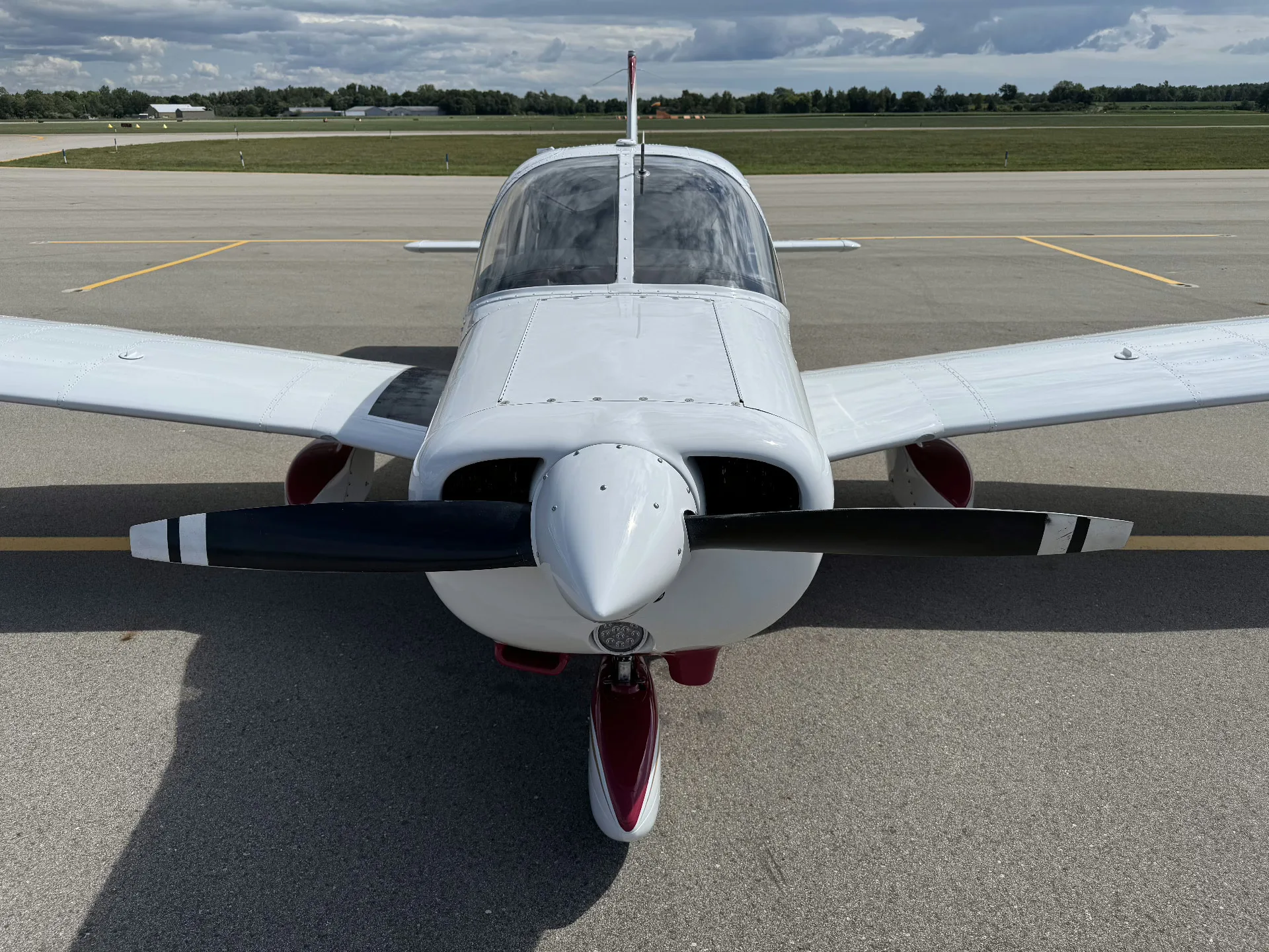 Marketing image of a 1977 Piper Cherokee - Elite Air Service 1977 Piper Cherokee Repaint | Elite Air Service.