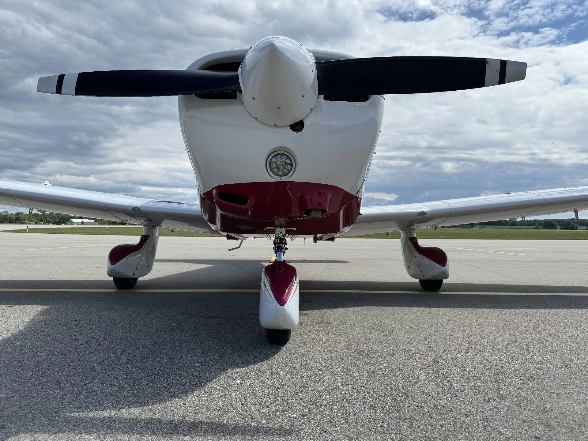 Exterior view of a 1977 Piper Cherokee - Elite Air Service 1977 Piper Cherokee Repaint | Elite Air Service.
