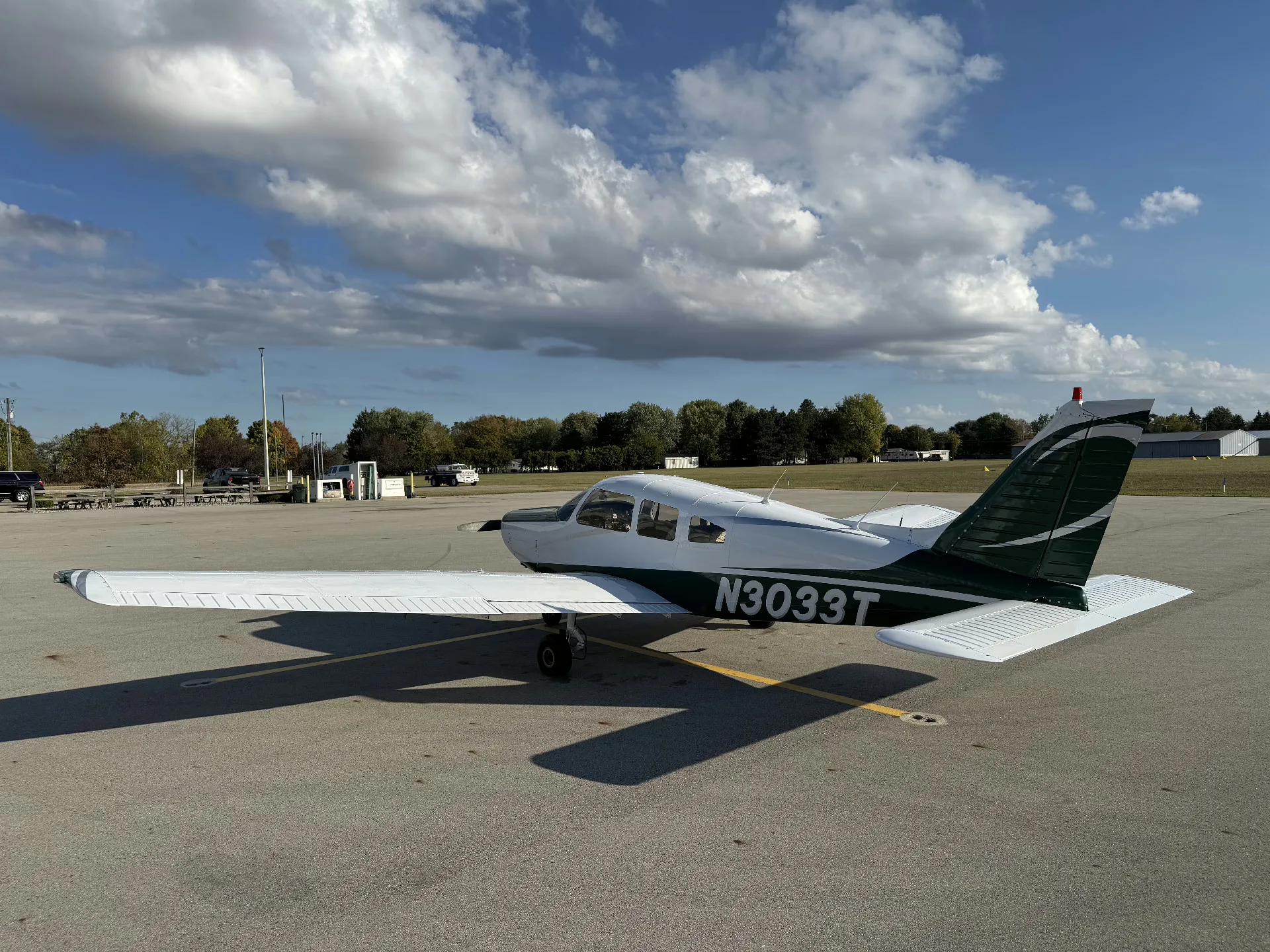 Exterior view of a 1979 Piper PA-28-161 - Elite Air Service.