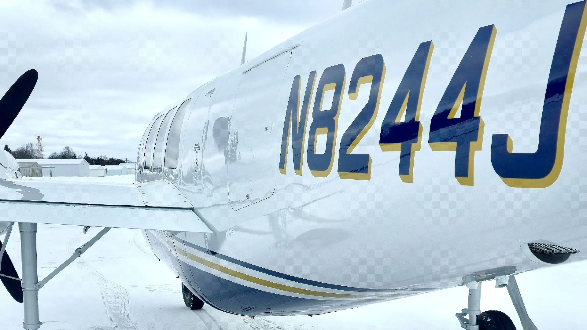 Marketing image of a 1979 Piper Aerostar 601P - Elite Air Service.