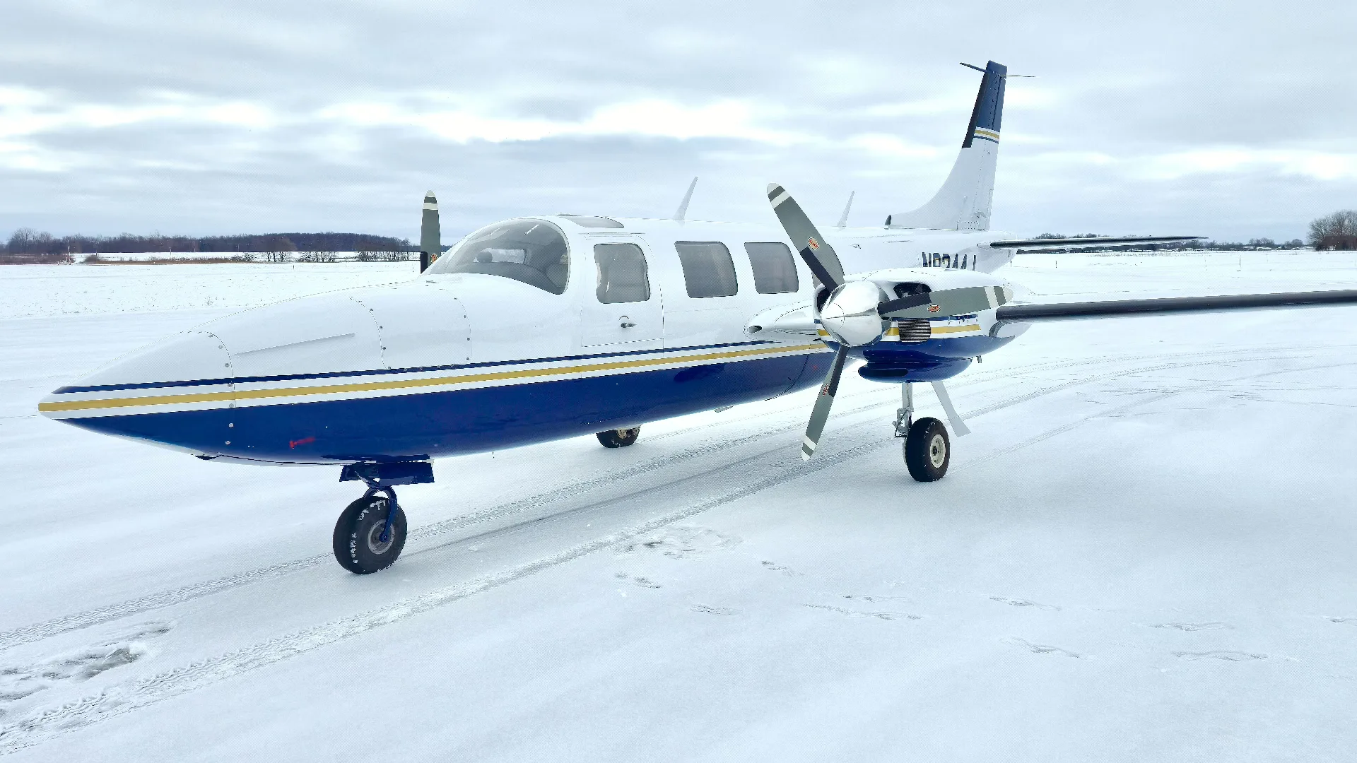 Exterior view of a 1979 Piper Aerostar 601P - Elite Air Service.