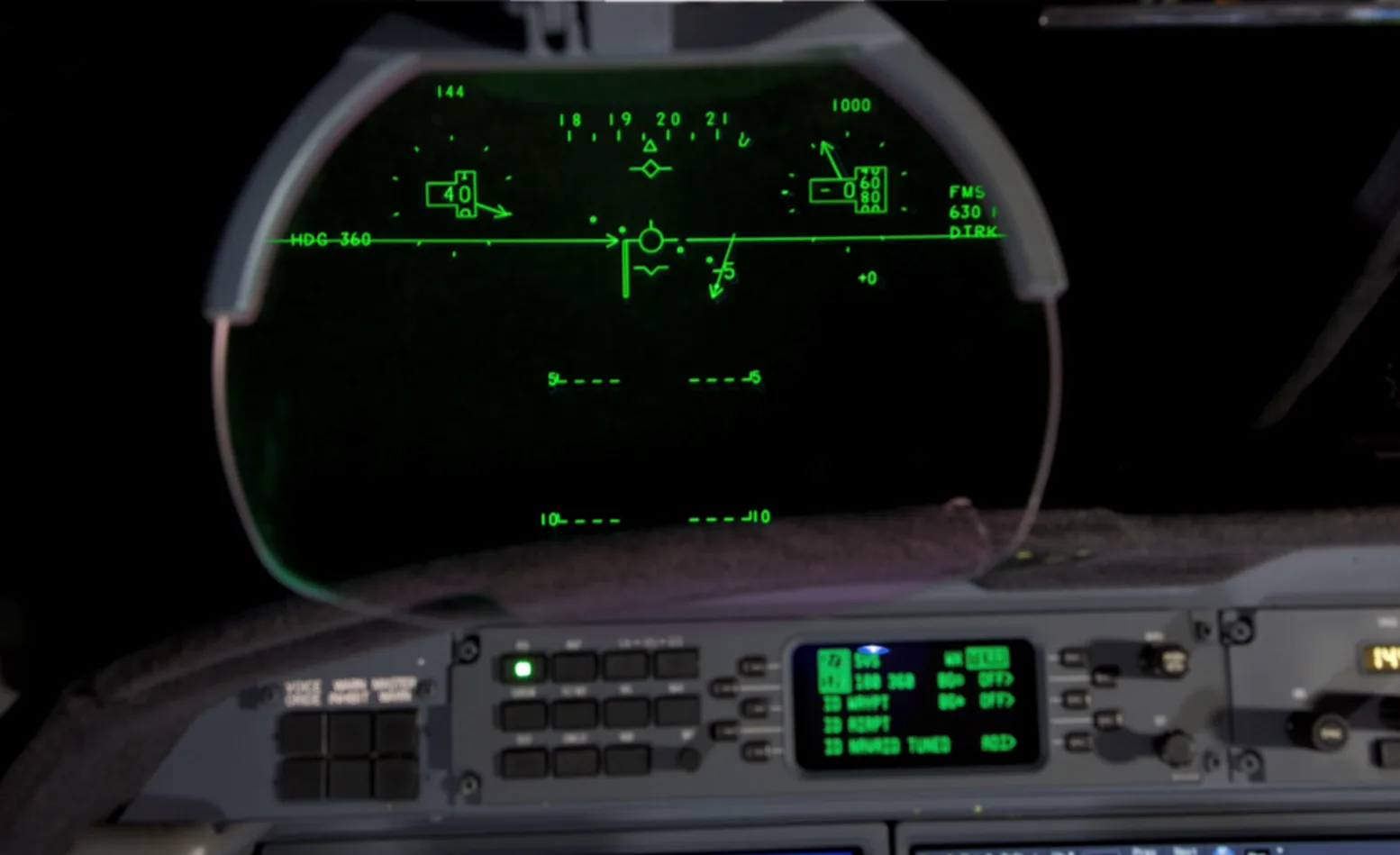 Avionics suite of a 2010 Gulfstream G550.