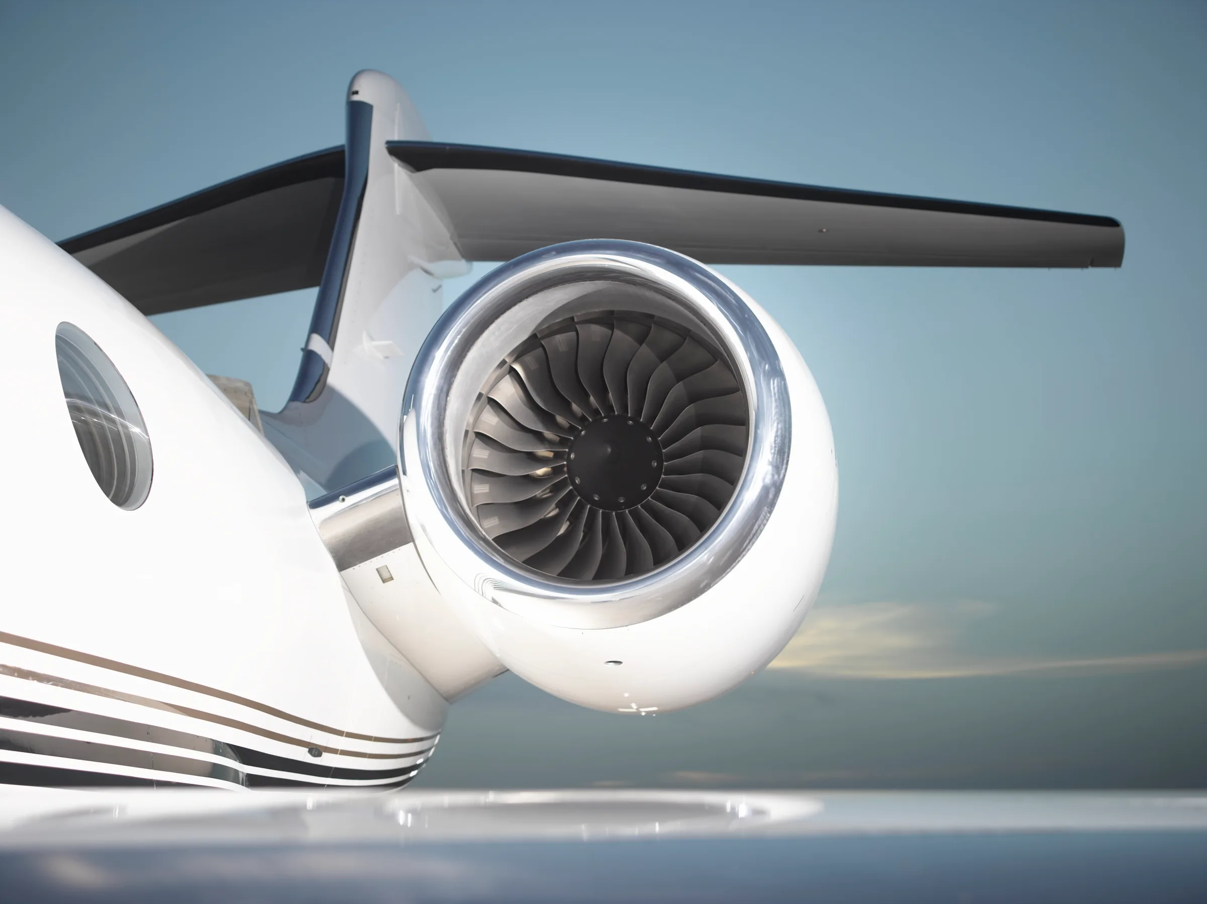 Marketing image of a 2015 Gulfstream G650ER.