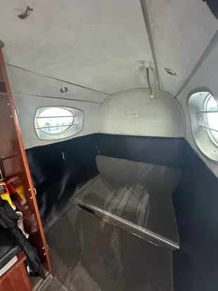 Cabin interior of a 1971 Beechcraft KING AIR 100.