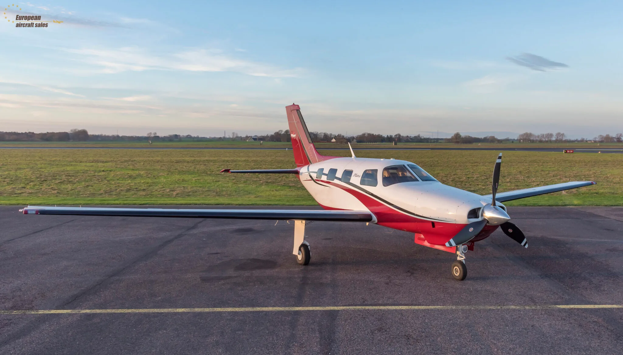 Exterior view of a 2014 Piper Malibu Matrix.