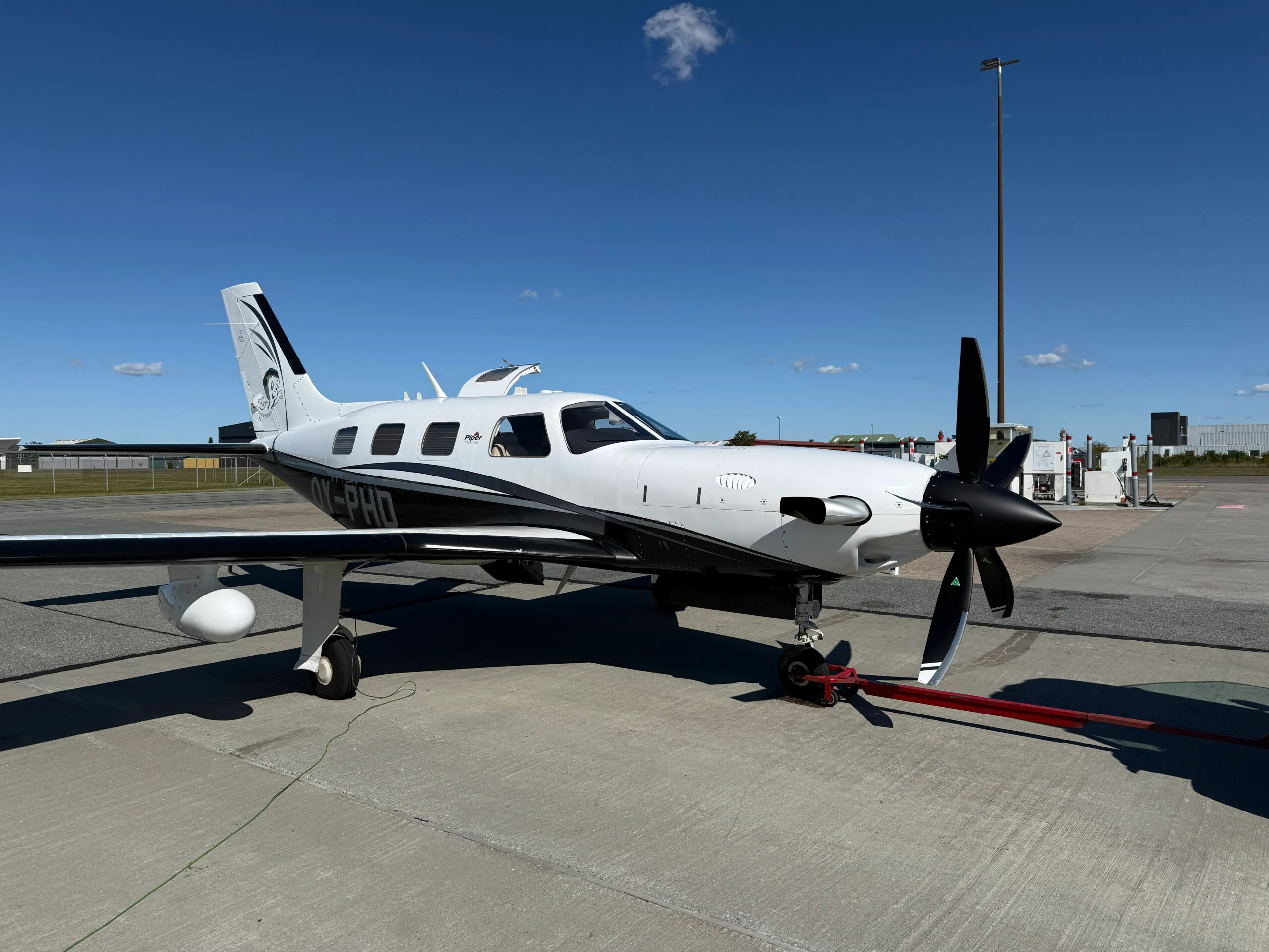 Exterior view of a 2022 Airbus H125.