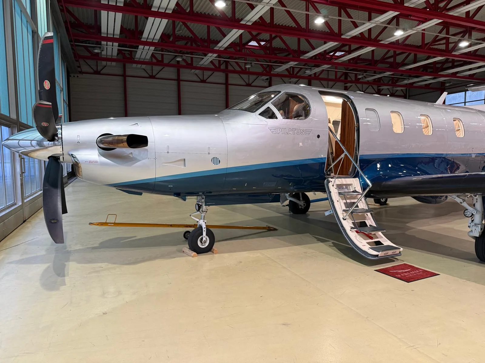 Exterior view of a 2023 Pilatus, HB-FEM.