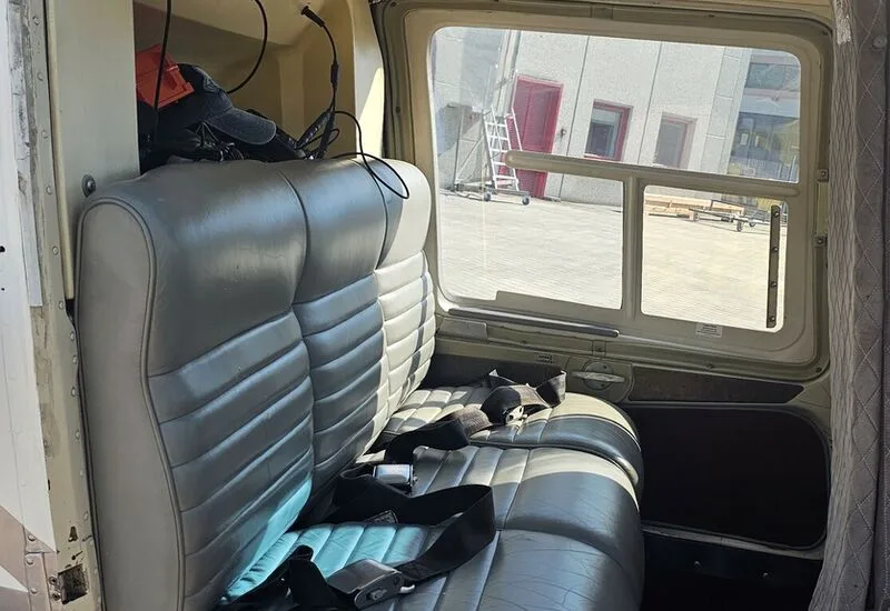 Cabin interior of a Bell 206B JRIII.