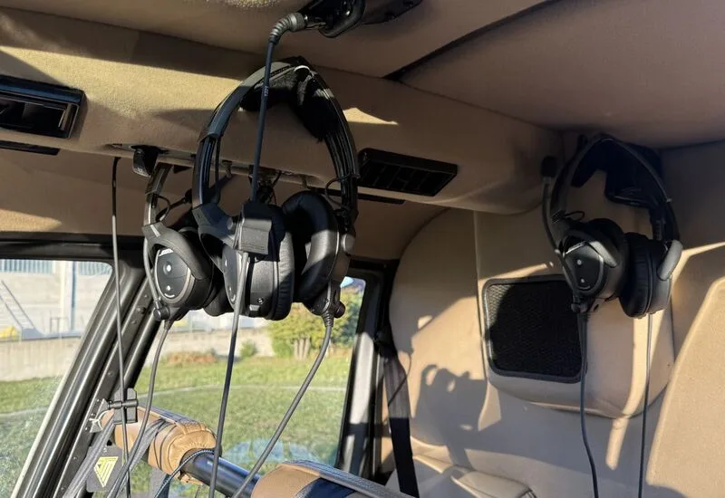 Avionics suite of a 2010 Robinson R44 Raven II.