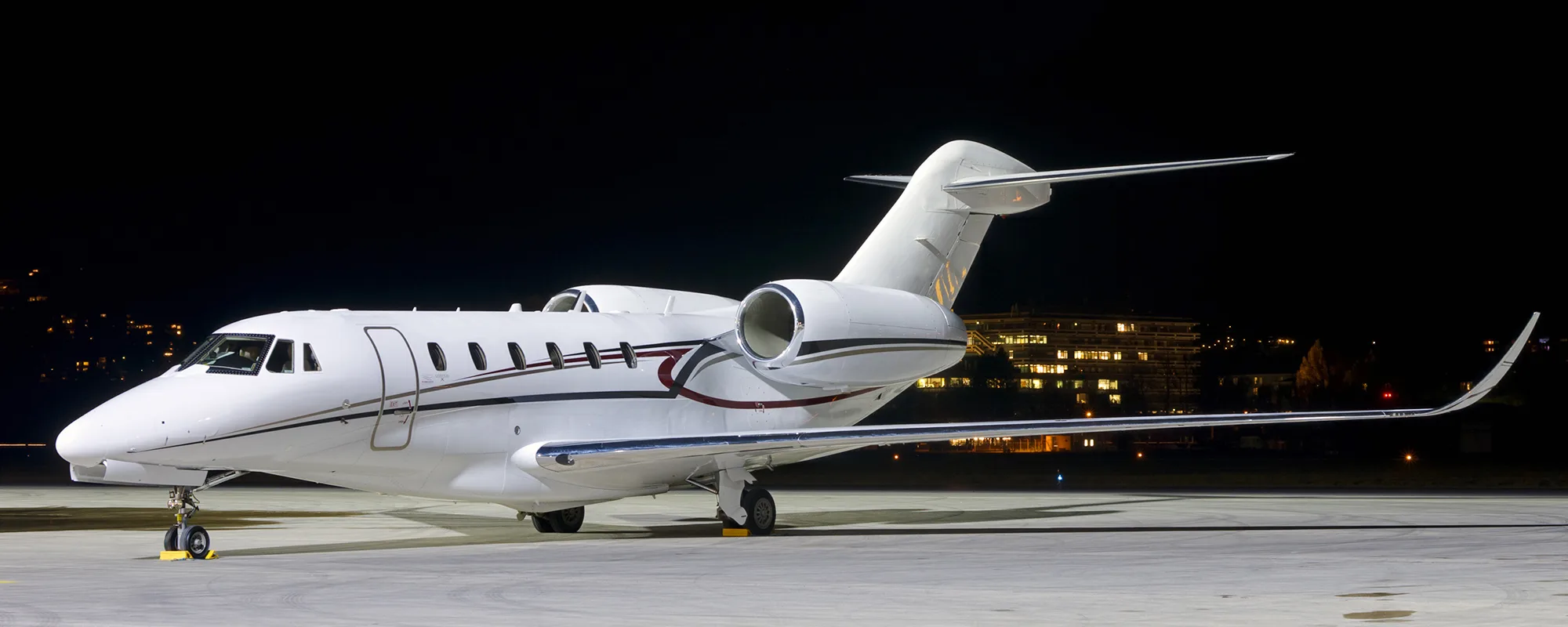 Exterior view of a 1996 Cessna Citation X.