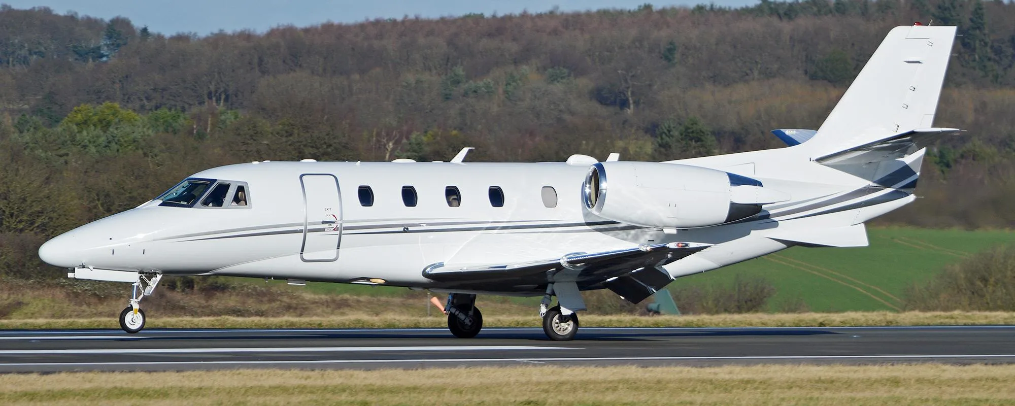 Exterior view of a 1996 Cessna Citation XLS.