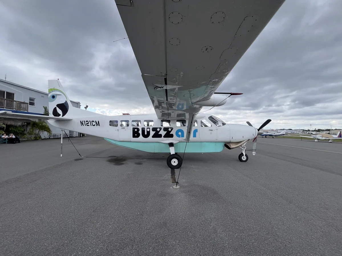 Marketing image of a 1993 Cessna Caravan 208B.