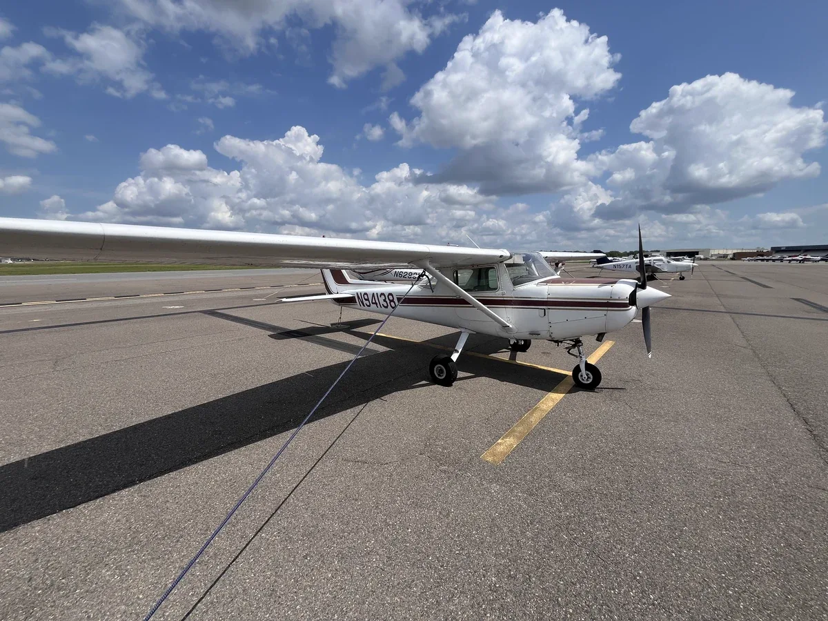 Marketing image of a 1979 Cessna 152.