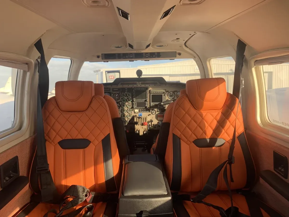 Cabin interior of a 2001 Piper Seneca V.