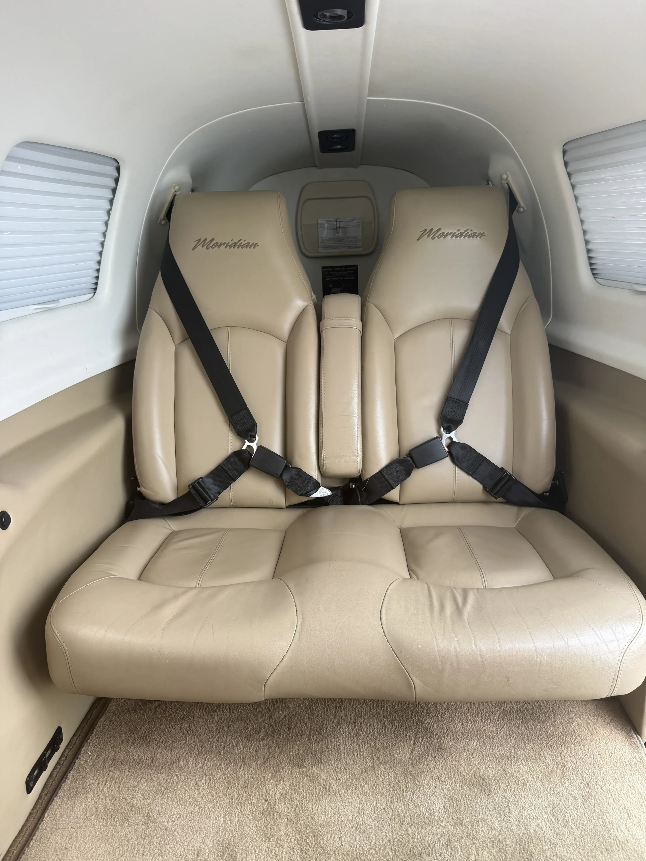 Cabin interior of a 2008 Piper Meridian.
