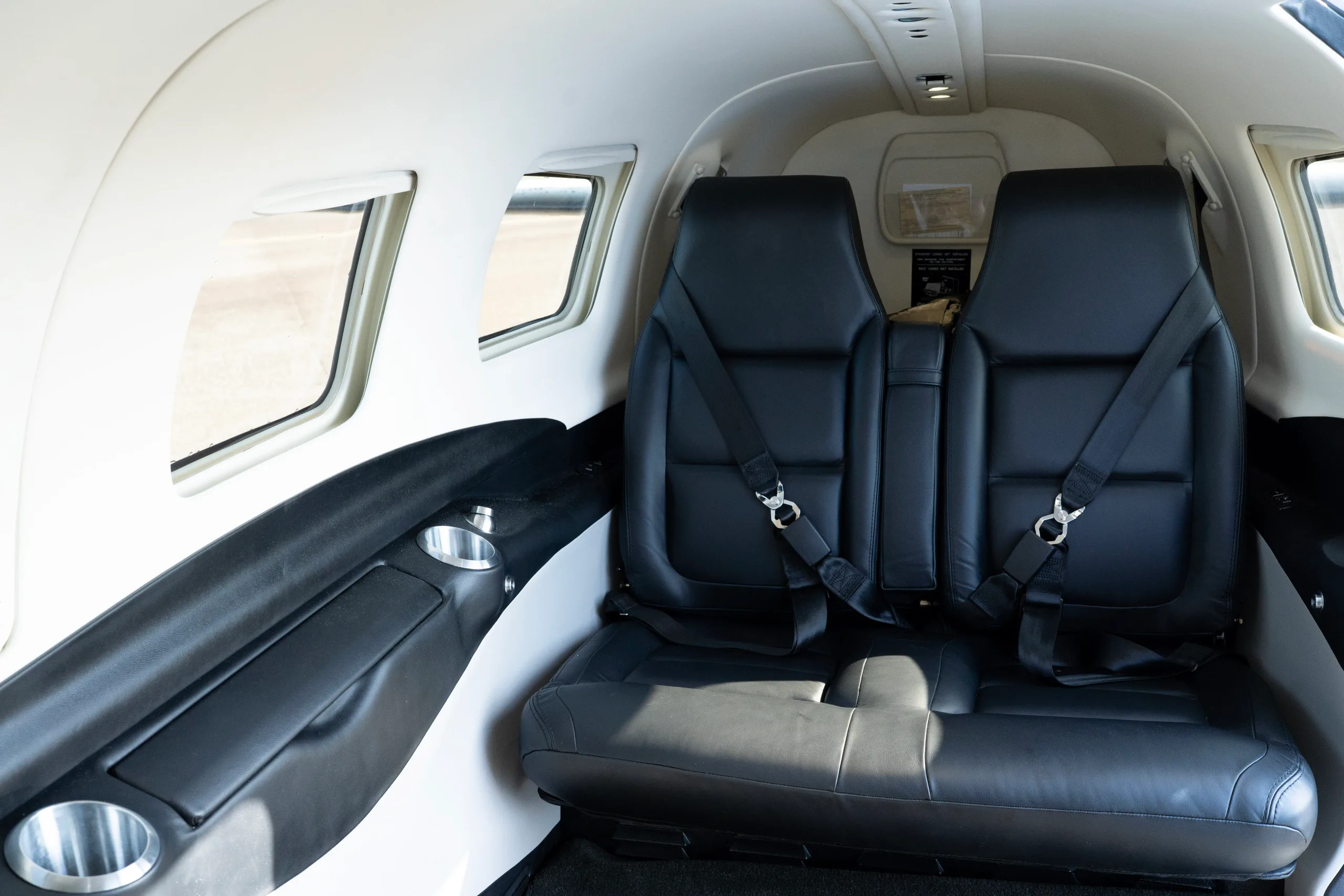 Cabin interior of a 2025 Piper M500.