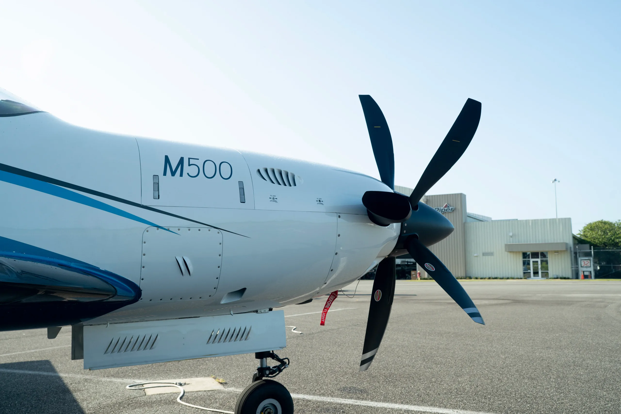 Exterior view of a 2025 Piper M500.
