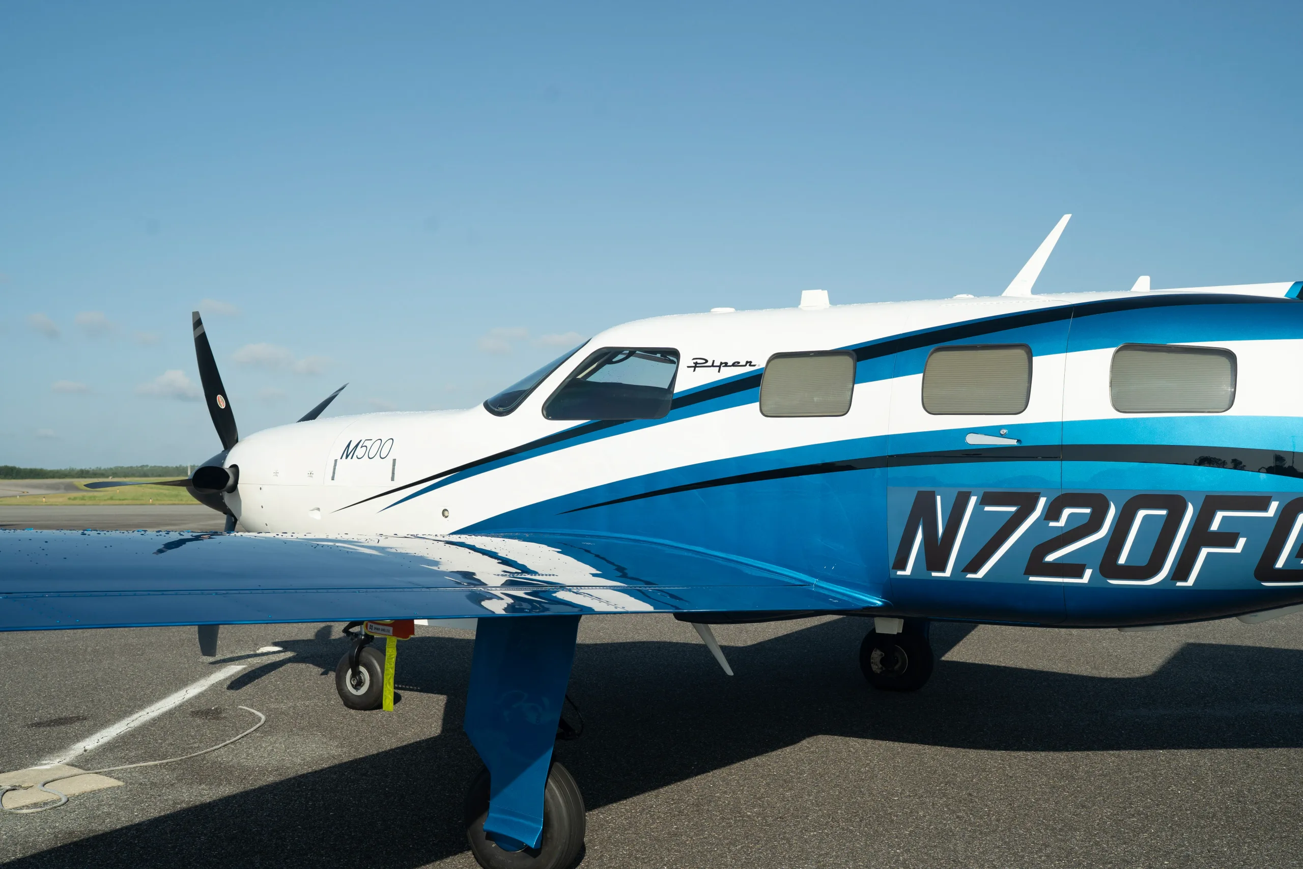 Exterior view of a 2025 Piper M500.