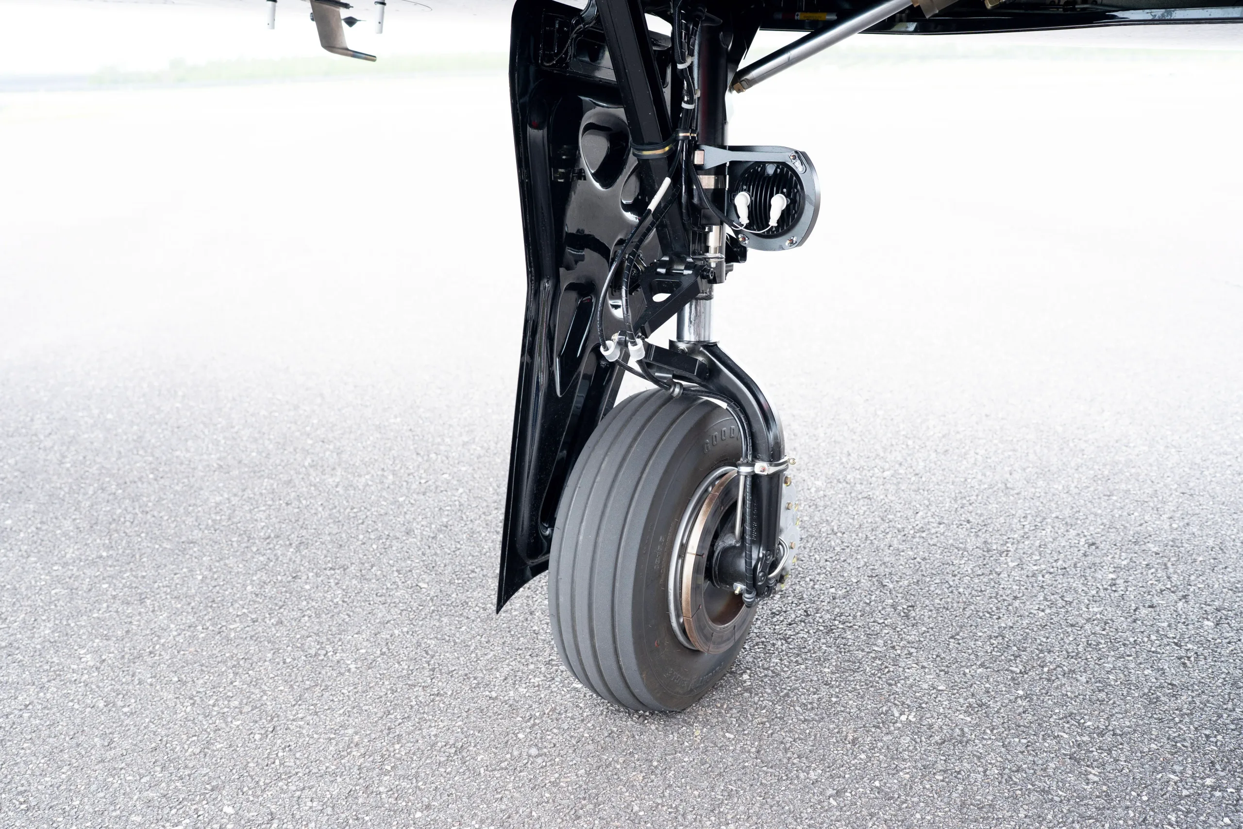Engine detail of a 2026 Piper M700 Fury.