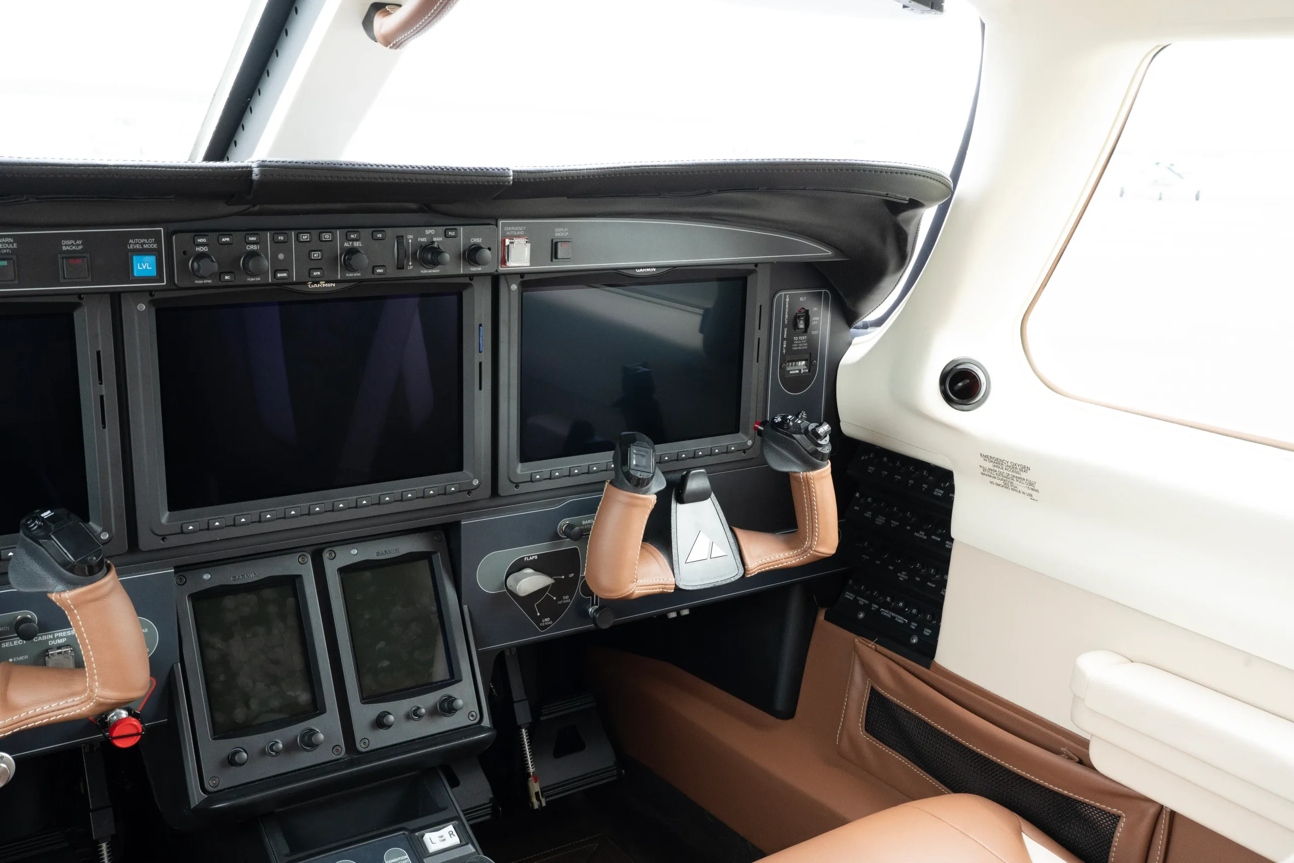 Cabin interior of a 2026 Piper M700 Fury.