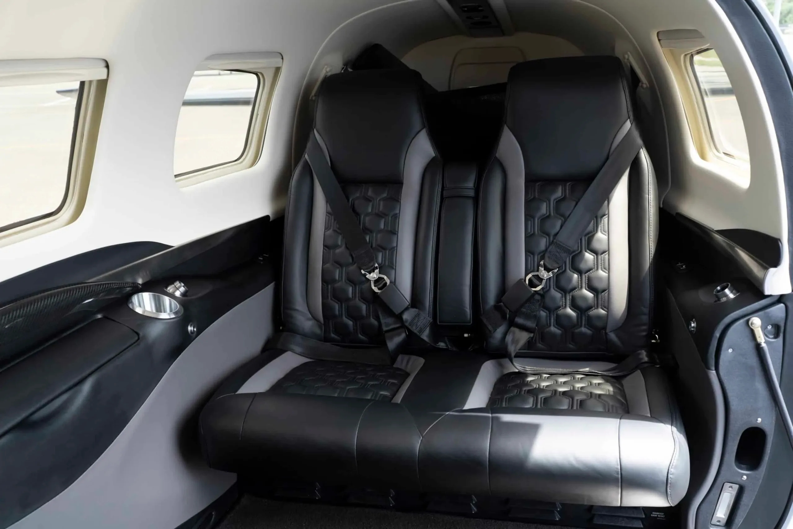 Cabin interior of a 2026 Piper M700 Fury.
