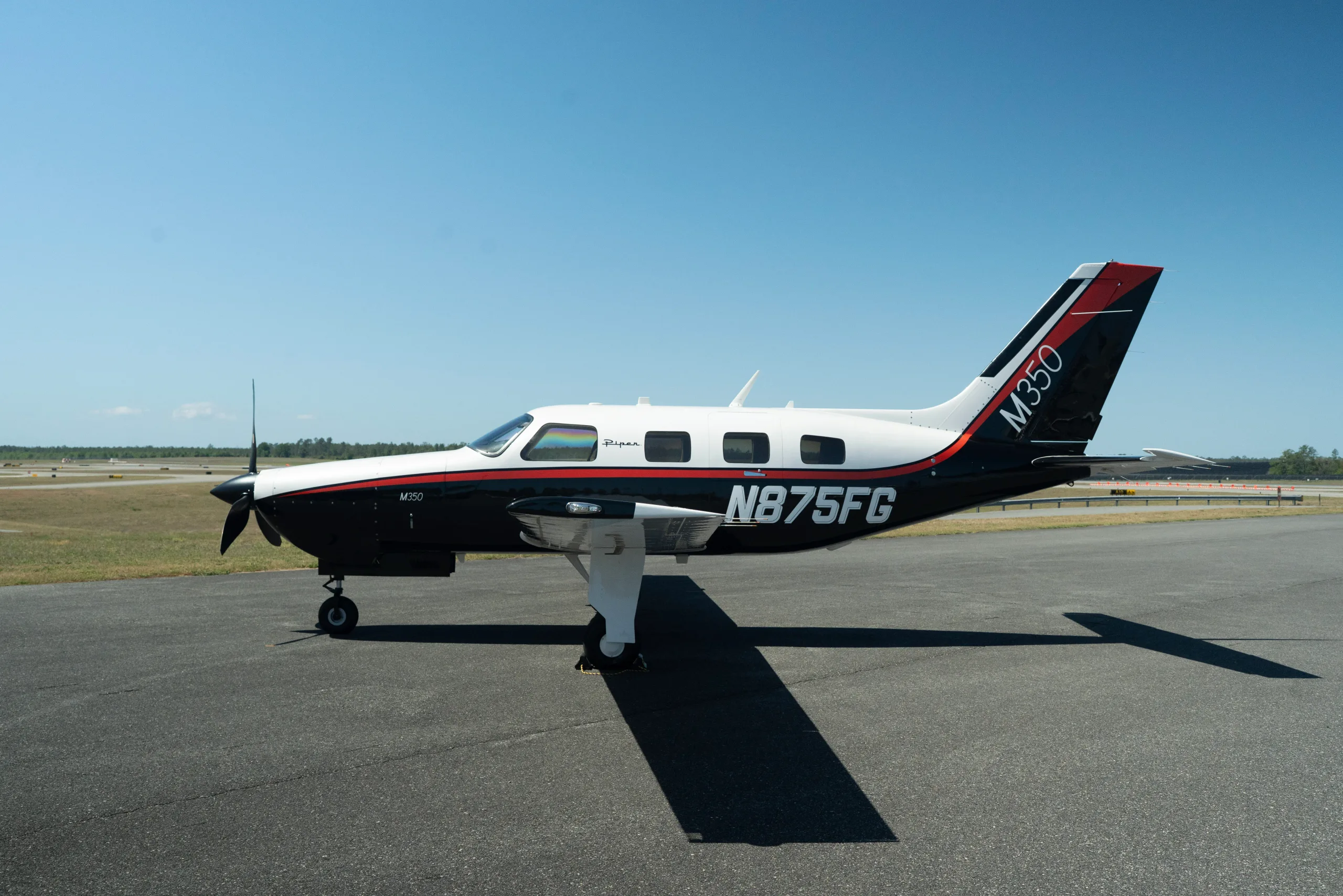 Exterior view of a 2026 Piper M350.
