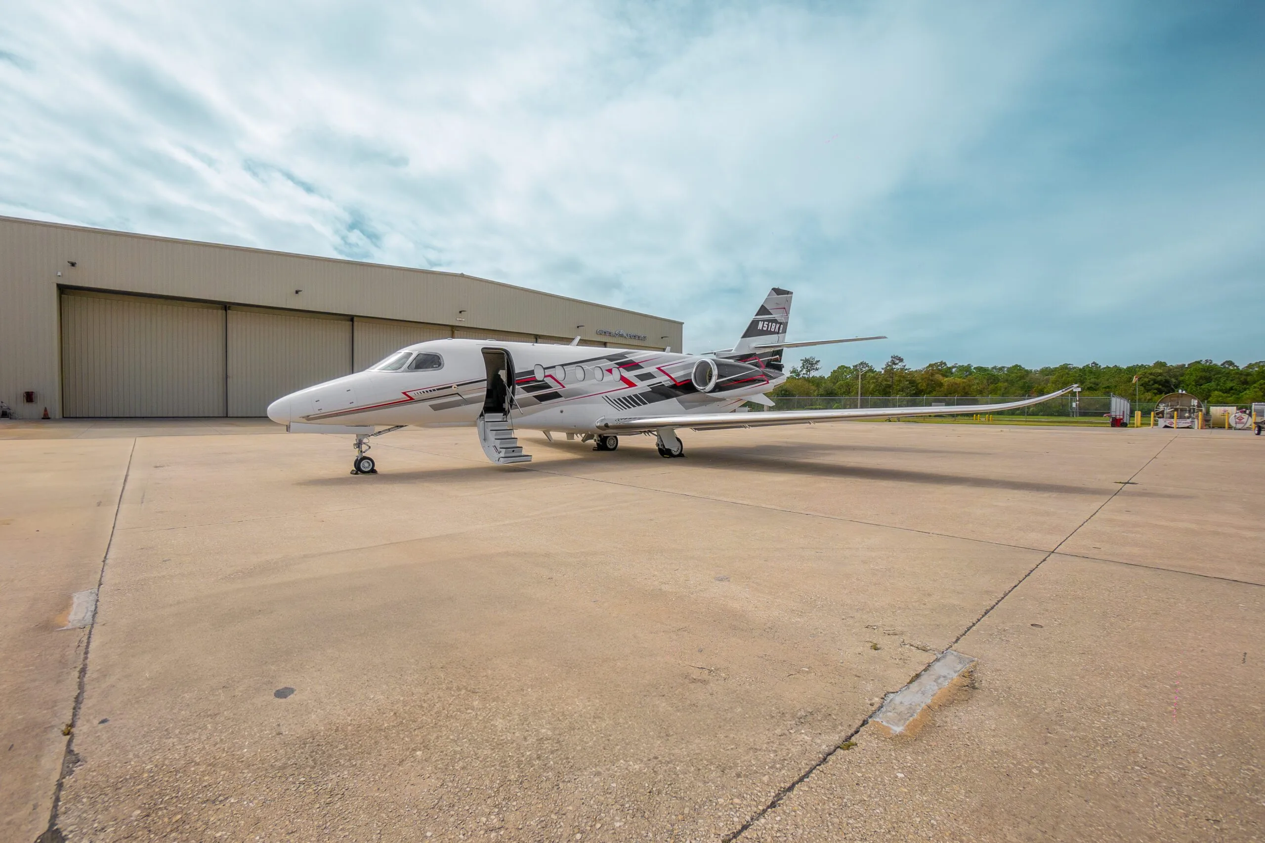 Exterior view of a Cessna Citation Latitude.