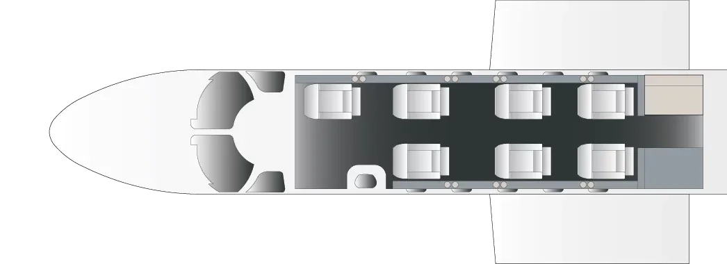 Marketing image of a 2002 Cessna CITATION BRAVO (°2002) - FLYINGGROUP Official Website.