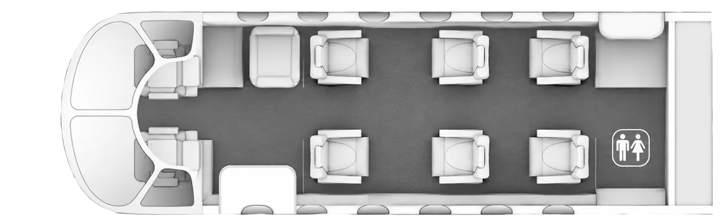 Cabin interior of a 2008 Cessna CITATION CJ2+ (°2008) - FLYINGGROUP Official Website.