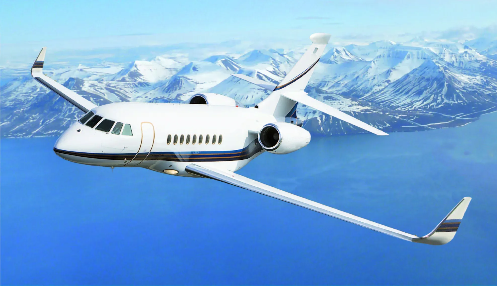 Marketing image of a 2011 Dassault FALCON 2000LX (°2011) - FLYINGGROUP Official Website.