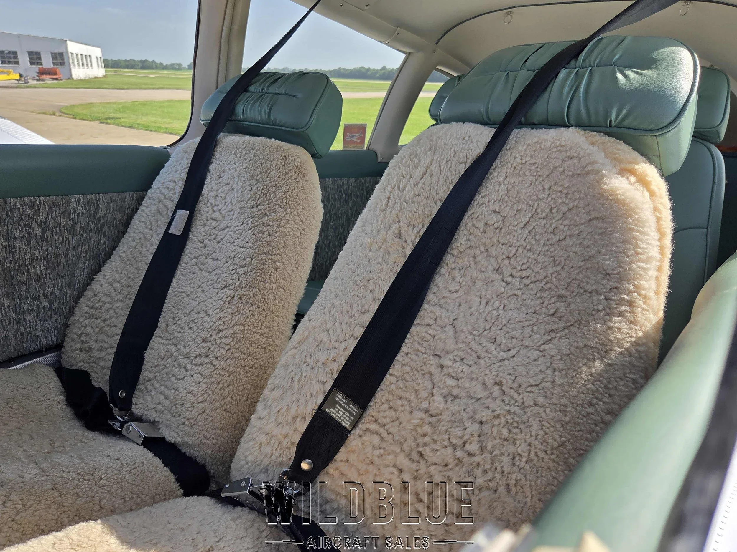 Cabin interior of a 1973 Piper Arrow II.