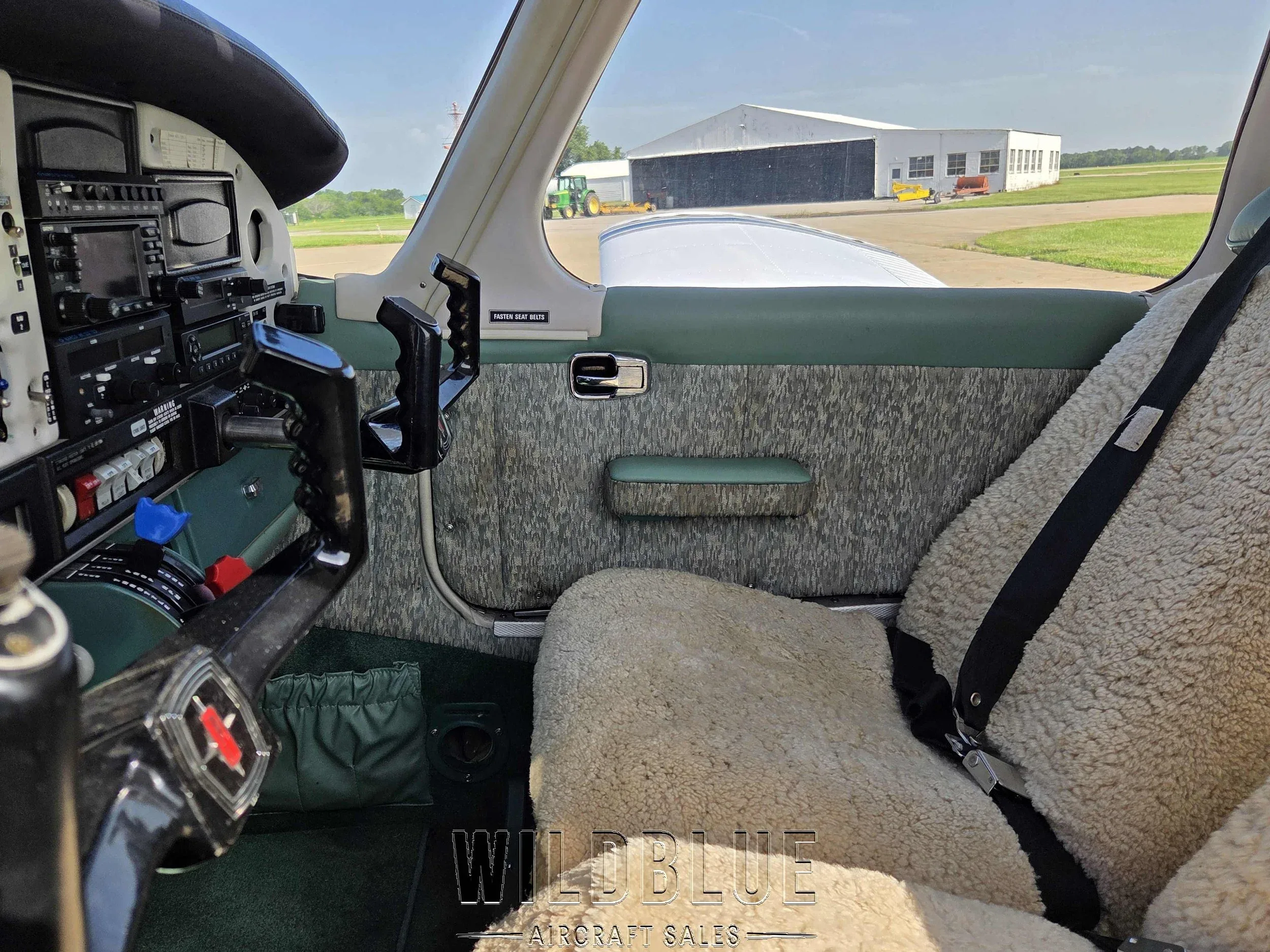 Exterior view of a 1973 Piper Arrow II.
