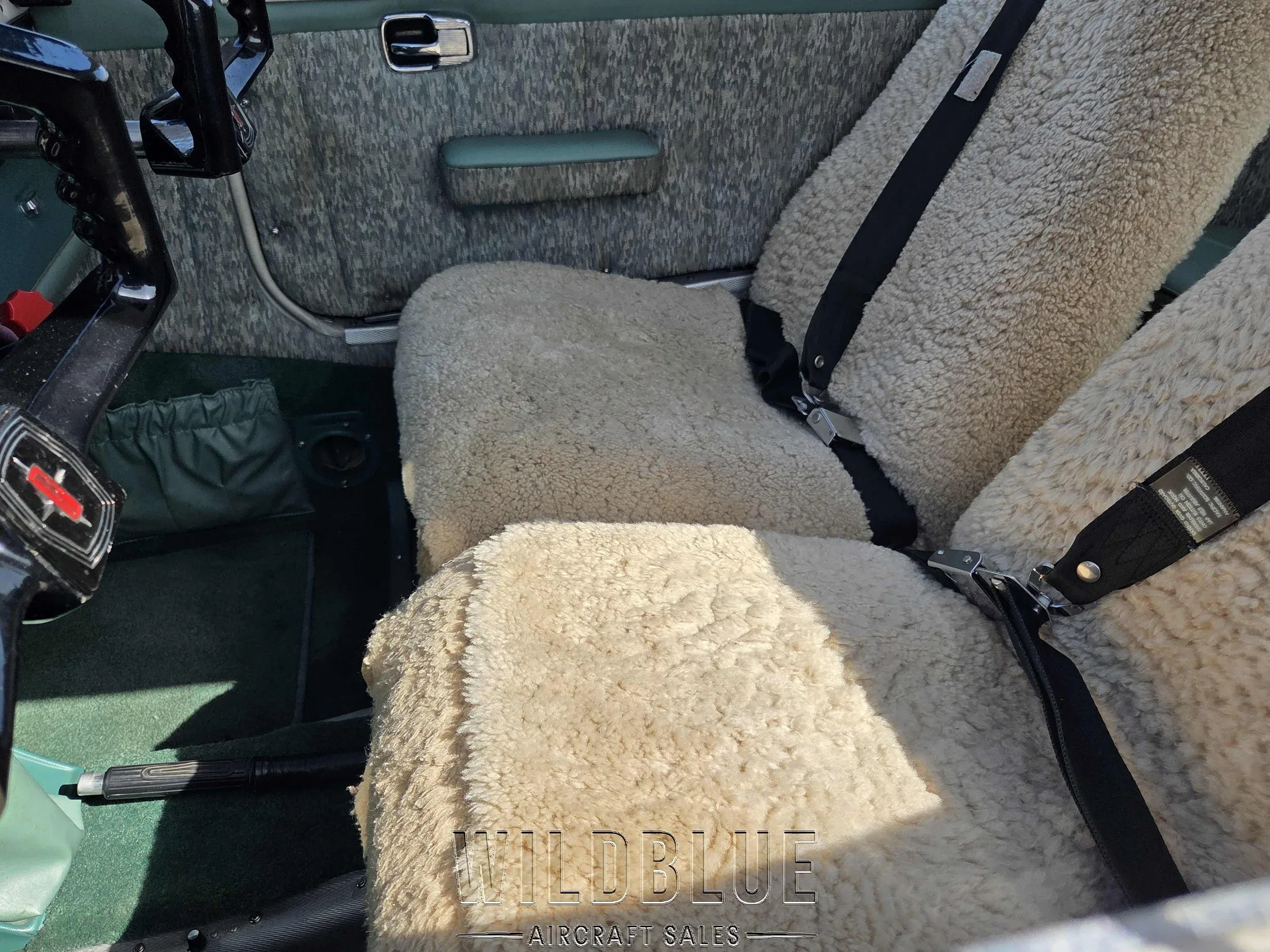 Cabin interior of a 1973 Piper Arrow II.